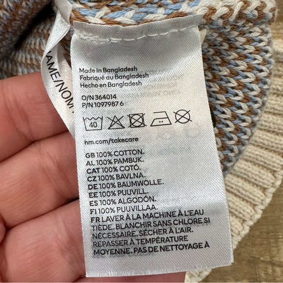 H & M toddler boys kids thick knit pattern sweater - Picture 9 of 9